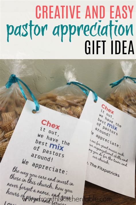 homemade gifts for pastors